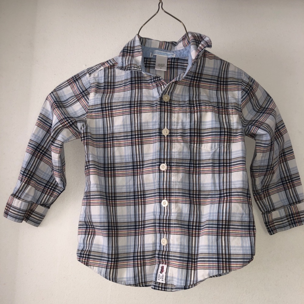 Boys Button Down Long Sleeve Shirt